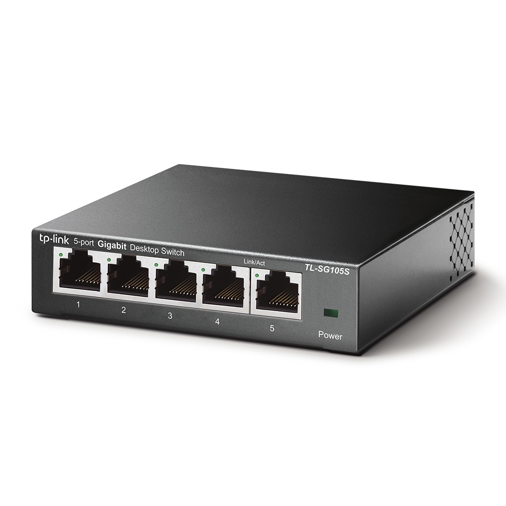 TP-Link TL-SG105S 5-Port Gigabit Desktop Switch TP-Link TL-SG105S 5-Port Gigabit Desktop Switch – Bild 2