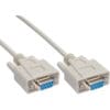 InLine® Netzkabel, Schutzkontakt gewinkelt auf Kaltgerätestecker C13 gewinkelt, 1,8m, grau