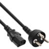 InLine® Netzkabel, Netzstecker China auf Kaltgerätestecker C13, 3,0m