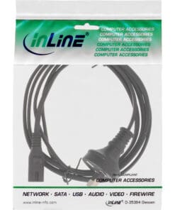 Alternative view of Netzkabel, Netzstecker Australien/Argentinien auf Euro 8 C7 Stecker, 1,8m, schwarz