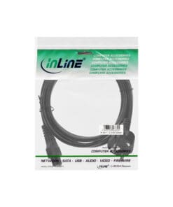InLine® Netzkabel für Notebook, 3pol Kupplung, schwarz, 0,3m, schwarz InLine® Netzkabel für Notebook, 3pol Kupplung, schwarz, 0,3m, schwarz – Bild 3