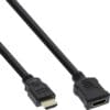 InLine® Netzkabel, Schutzkontakt gewinkelt auf Kaltgerätestecker C13, 2,5m