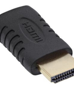 InLine® HDMI Adapter, HDMI A Stecker auf Mini HDMI C Buchse, 4K2K kompatibel, vergoldete Kontakte