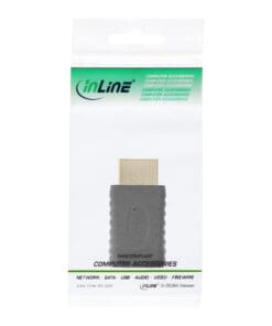 InLine® HDMI Adapter, HDMI A Stecker auf Mini HDMI C Buchse, 4K2K kompatibel, vergoldete Kontakte InLine® HDMI Adapter, HDMI A Stecker auf Mini HDMI C Buchse, 4K2K kompatibel, vergoldete Kontakte – Bild 3