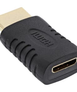 Alternative view of InLine® HDMI Adapter, HDMI A Stecker auf Mini HDMI C Buchse, 4K2K kompatibel, vergoldete Kontakte