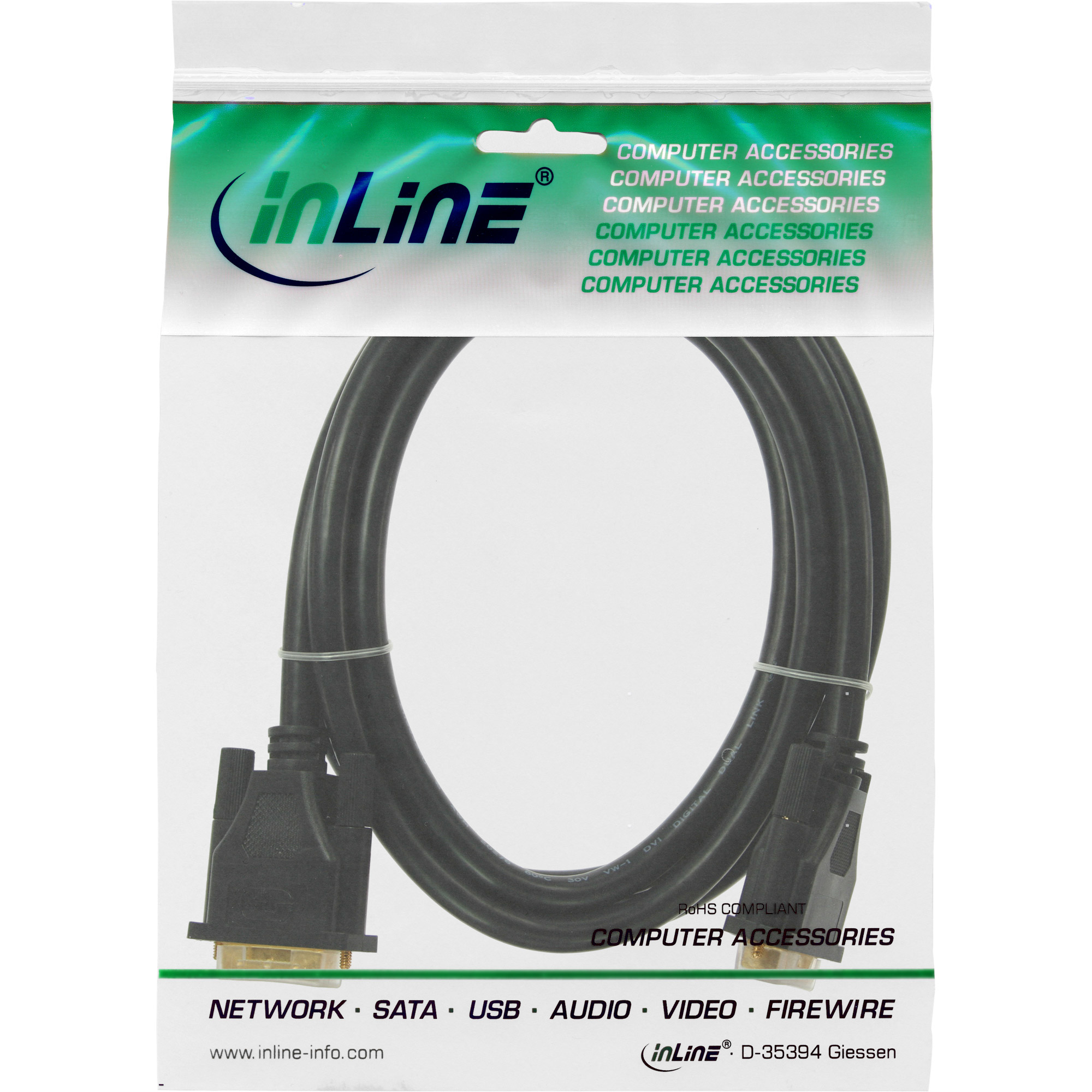 DVI-D Anschlusskabel Premium, digital 24+1 Stecker / Stecker, Dual Link, 7,5m DVI-D Anschlusskabel Premium, digital 24+1 Stecker / Stecker, Dual Link, 7,5m – Bild 2