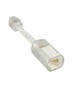 InLine® Twist-Stop, Entwirrer für Kabel von Telefonhörer, mit Kabel, transparent