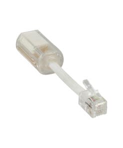 Alternative view of InLine® Twist-Stop, Entwirrer für Kabel von Telefonhörer, mit Kabel, transparent