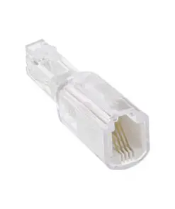 Alternative view of InLine® Twist-Stop, Entwirrer für Kabel von Telefonhörer, schmale kurze Bauform, transparent