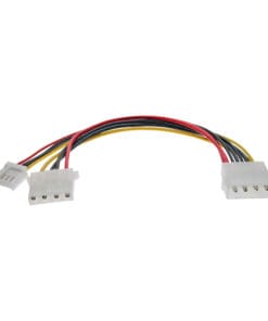 InLine® Strom Y-Kabel intern, 1x 13,34cm (5,25") an 1x 8,89cm (3,5") + 1x 13,34cm (5,25")