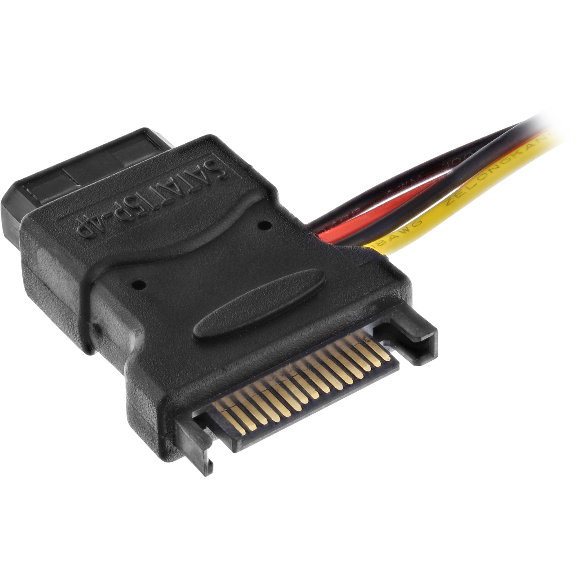 InLine® SATA Stromadapterkabel, SATA Buchse an 3x 13,34cm (5,25") Stecker, 0,15m InLine® SATA Stromadapterkabel, SATA Buchse an 3x 13,34cm (5,25") Stecker, 0,15m – Bild 2