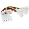 InLine® Lüfter Adapterkabel, 2x 12V und 2x 5V, für 4 Lüfter