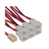 InLine® Lüfter Adapterkabel, 3pol Molex Buchse an 6x 3pol Molex Stecker InLine® USB Audio Soundkarte, mit virtuellem 7.1 Surround Sound