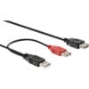 InLine® Netzkabel, Schutzkontakt gewinkelt auf Kaltgerätestecker C13, 1,8m, weiß