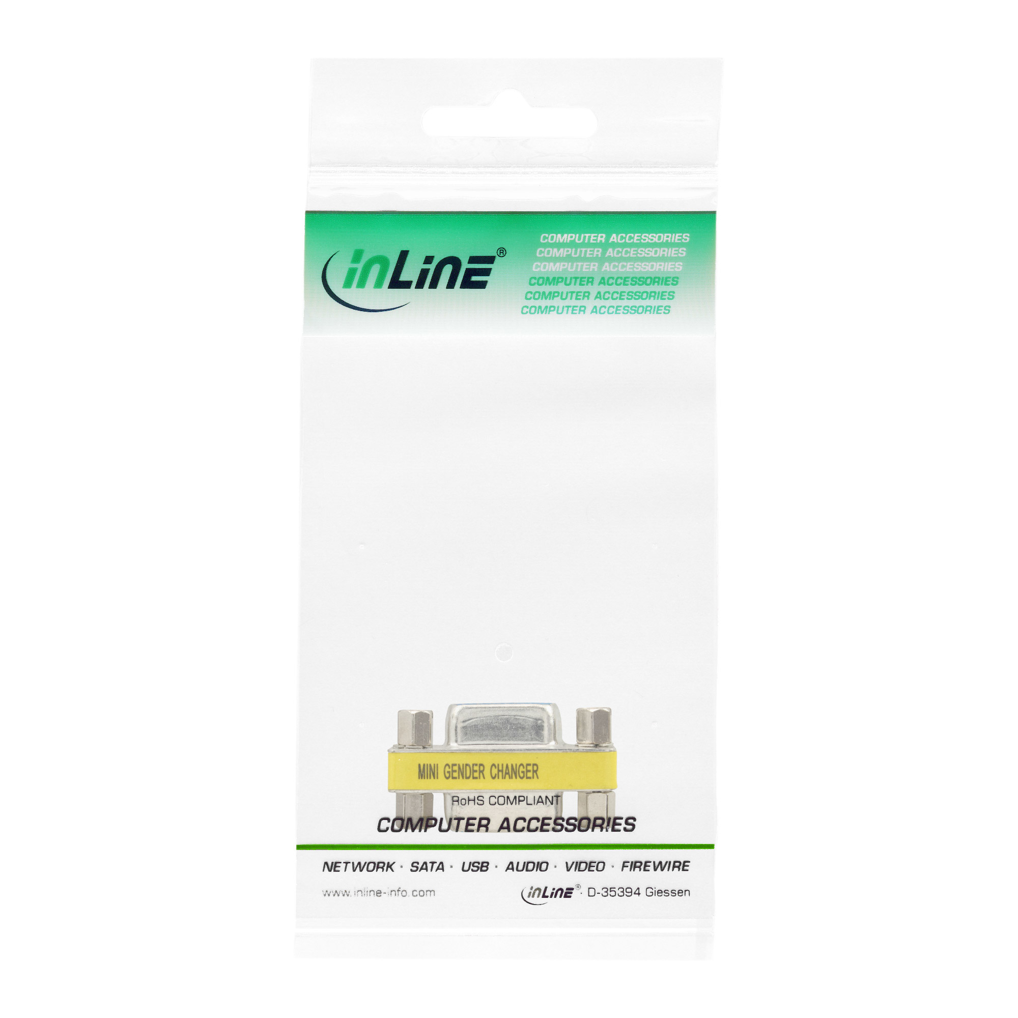 InLine® Mini-Gender-Changer, 15pol HD (VGA), Buchse / Buchse, grau InLine® Mini-Gender-Changer, 15pol HD (VGA), Buchse / Buchse, grau – Bild 3