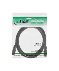 Alternative view of InLine® FireWire Kabel, IEEE1394 9pol Stecker / Stecker, schwarz, 3m, schwarz