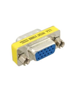 InLine® Mini-Gender-Changer, 15pol HD (VGA), Stecker / Buchse, grau