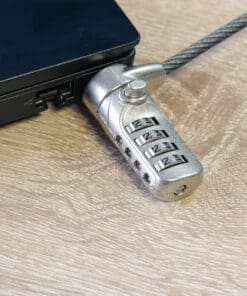 Alternative view of InLine® Notebook Sicherheitsschloss, mit Zahlenkombination, 4,4mm x 2m