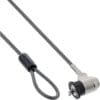 InLine® Notebook Sicherheitsschloss, mit Schlüssel, 4,4mm x 2m InLine® Notebook Sicherheitsschloss, mit Zahlenkombination, 4,4mm x 2m