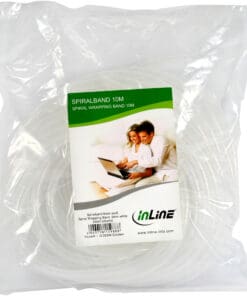 Alternative view of InLine® Spiralband 10m, weiß, 14mm, weiß