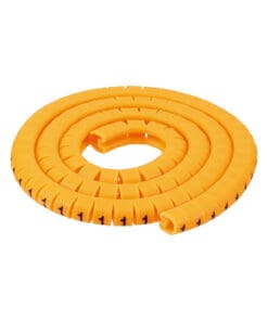 InLine® Kabelmarkierer 5,2-10mm, Nr.0-9, 1000 Stück, gelb