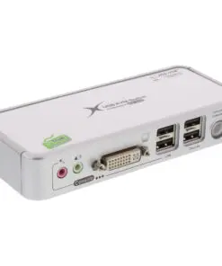 InLine® KVM Switch, DVI, 2-fach, USB (4-fach), mit Audio