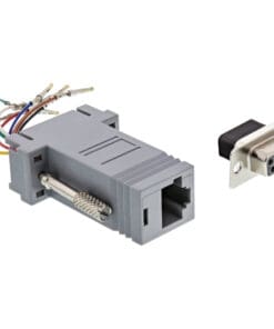 InLine® Adapter, 9pol Sub D Buchse an RJ45 Buchse