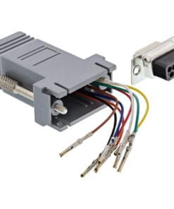 Alternative view of InLine® Adapter, 9pol Sub D Buchse an RJ45 Buchse