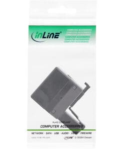 InLine® ISDN Verteiler, 1x RJ45 Stecker an 2x RJ45 Buchse, ohne Endwiderstand, schwarz – Bild 3