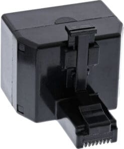 InLine® ISDN Verteiler, 1x RJ45 Stecker an 2x RJ45 Buchse, ohne Endwiderstand, schwarz – Bild 2