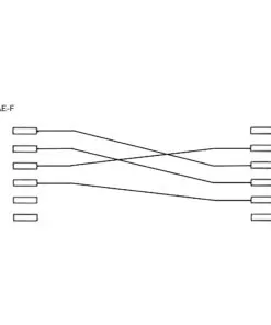 Alternative view of InLine® TAE-F Adapter, TAE-F Stecker auf RJ11 Buchse, für Import Telefone, schwarz