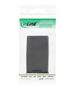 Alternative view of InLine® ISDN Kupplung 2x RJ45 Buchse, schwarz