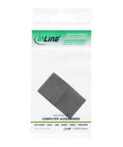 Alternative view of InLine® Modular Kupplung, RJ11 Buchse / Buchse, schwarz