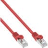 InLine® Patchkabel, SF/UTP, Cat.5e, rot, 0,25m, rot