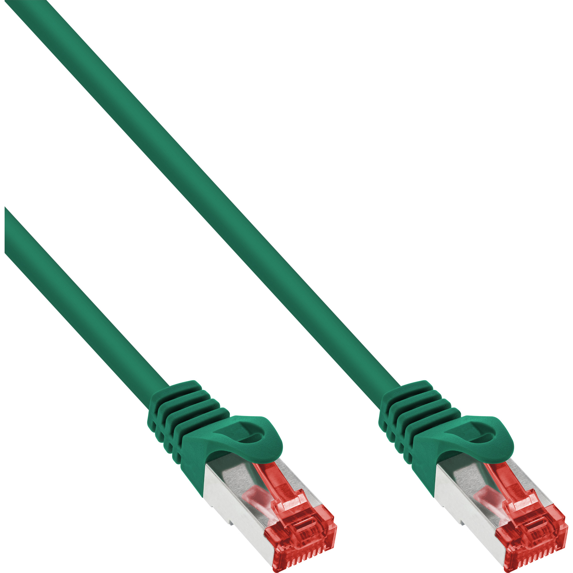 InLine® Patchkabel, S/FTP (PiMf), Cat.6, 250MHz, PVC, Kupfer, grün, 10m, grün InLine® Patchkabel, S/FTP (PiMf), Cat.6, 250MHz, PVC, Kupfer, grün, 10m, grün