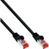 InLine® Patchkabel, S/FTP (PiMf), Cat.6, 250MHz, PVC, Kupfer, schwarz, 30m, schwarz