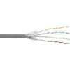 InLine® Patchkabel Cat.6 S/FTP (PiMf), grau, AWG27, PVC, CU, 100m, grau