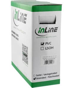 InLine® Patchkabel Cat.6 S/FTP (PiMf), grau, AWG27, PVC, CU, 100m, grau – Bild 3