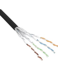 Alternative view of InLine® Patchkabel Cat.6 S/FTP (PiMf), schwarz, AWG27, PVC, CU, 100m, schwarz