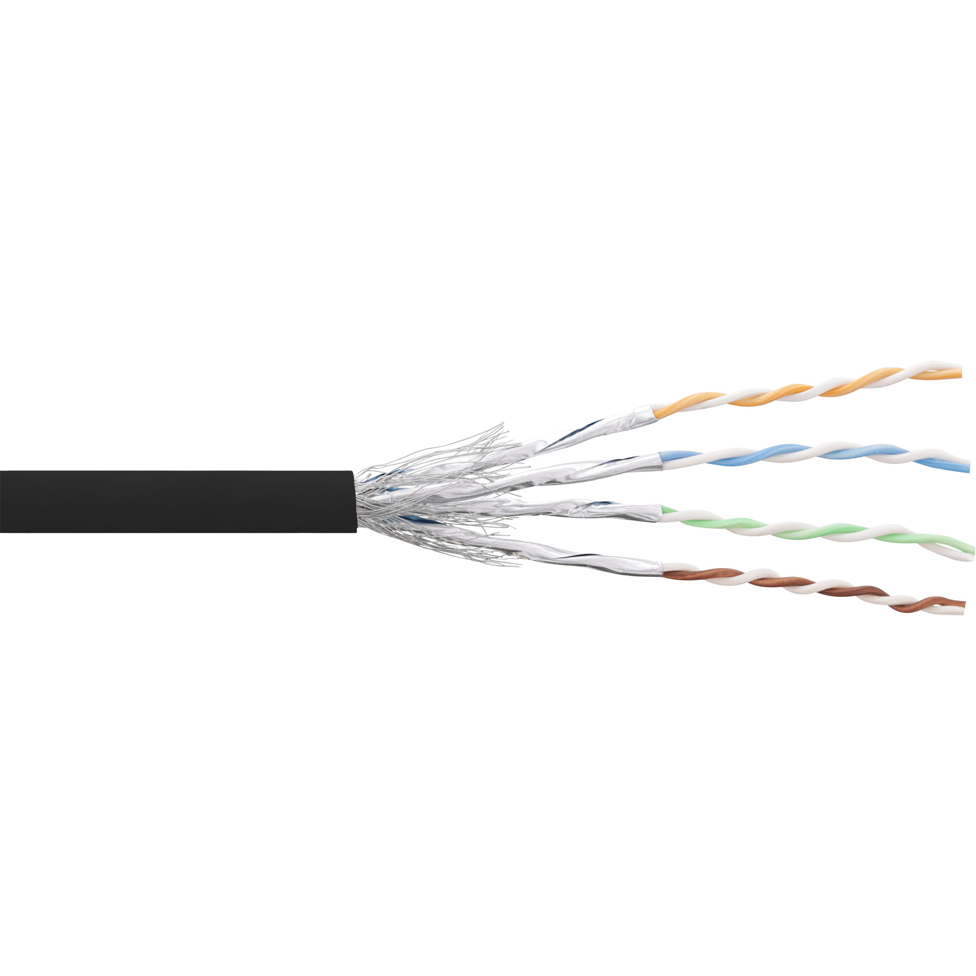 InLine® Patchkabel Cat.6 S/FTP (PiMf), schwarz, AWG27, PVC, CU, 100m, schwarz InLine® Patchkabel Cat.6 S/FTP (PiMf), schwarz, AWG27, PVC, CU, 100m, schwarz