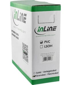 InLine® Patchkabel Cat.6 S/FTP (PiMf), schwarz, AWG27, PVC, CU, 100m, schwarz InLine® Patchkabel Cat.6 S/FTP (PiMf), schwarz, AWG27, PVC, CU, 100m, schwarz – Bild 3
