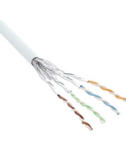 Alternative view of InLine® Patchkabel Cat.6 S/FTP (PiMf), weiß, AWG27, PVC, CU, 100m, weiß