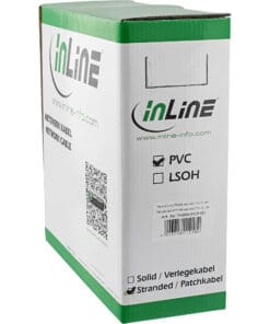 InLine® Patchkabel Cat.6 S/FTP (PiMf), weiß, AWG27, PVC, CU, 100m, weiß – Bild 3