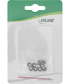 Alternative view of InLine® Schraubenset, für Mainboard, mit Gummi Unterlegscheiben, metrisch, 10-teilig