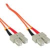 InLine® LWL Duplex Kabel, SC/SC, 50/125µm, OM2, 0,5m, orange InLine® USB zu 25pol parallel, Drucker-Adapterkabel