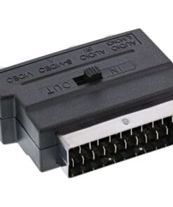 Alternative view of Scart Adapter, Scart (in/out) an 3x Cinch Buchse und 1x S-VHS Buchse, schwarz
