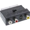 Scart Adapter, Scart (in/out) an 3x Cinch Buchse und 1x S-VHS Buchse, schwarz InLine® DVI-A Adapter, Analog 24+5 Buchse auf 15pol HD Stecker (VGA)