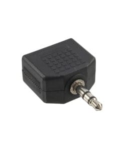 Alternative view of InLine® Audio Adapter, 3,5mm Klinke Stecker an 2x 3,5mm Klinke Buchse, Stereo, schwarz