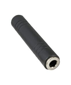 InLine® Audio Adapter, 6,3mm Klinke Buchse / Buchse, Stereo, schwarz