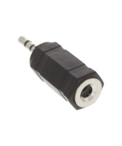 Alternative view of InLine® Audio Adapter, 2,5mm Klinke Stecker zu 3,5mm Buchse, Stereo, schwarz